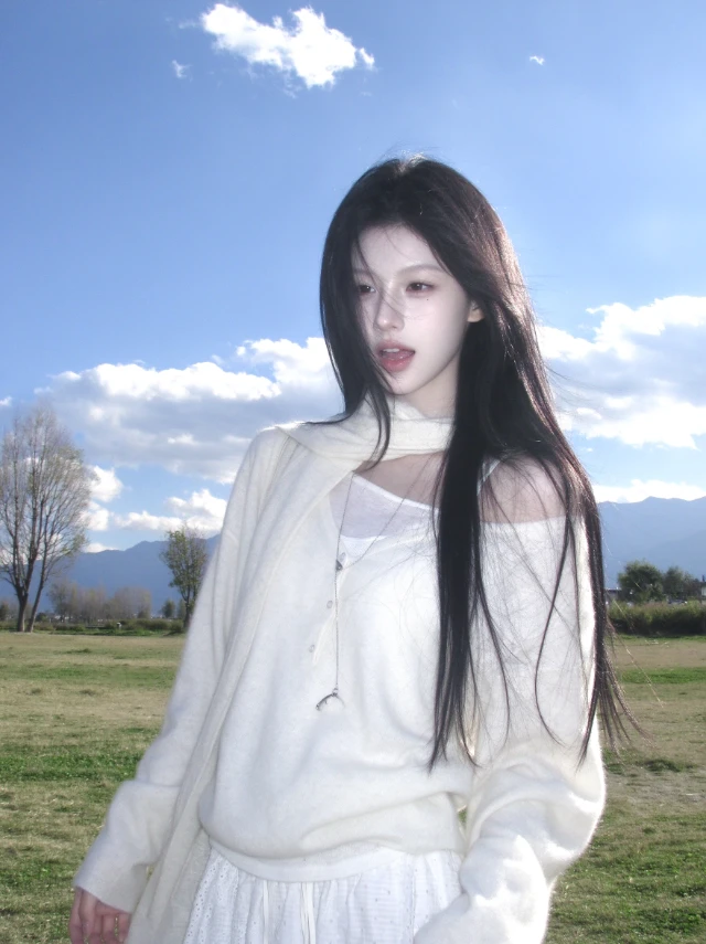 女生野外唯美写真