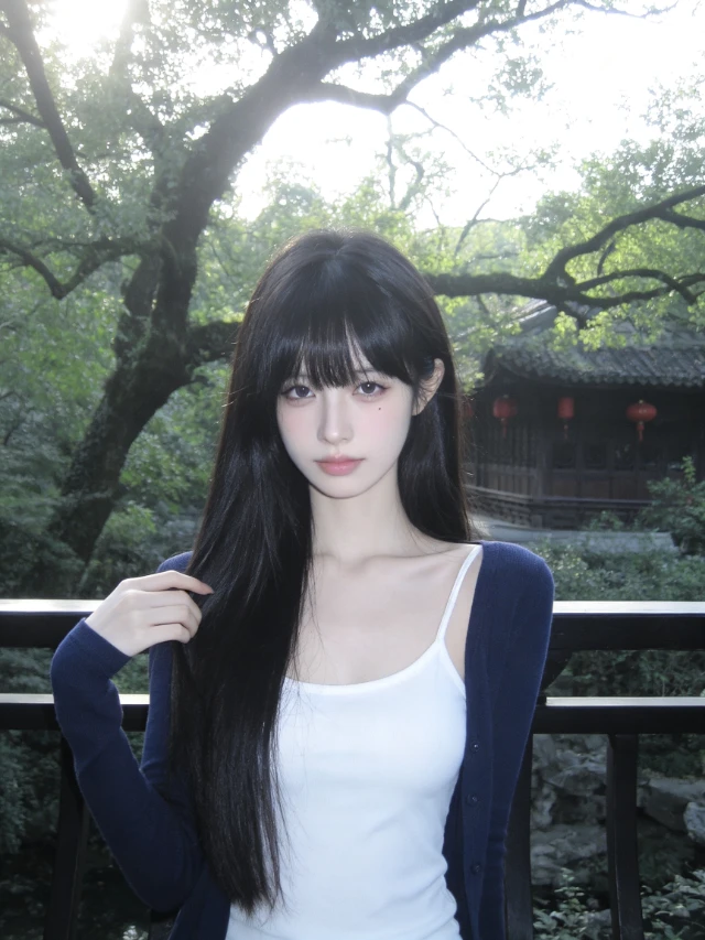 女生唯美旅游照片