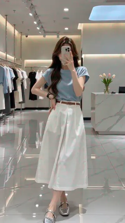 女装带货自拍展示视频
