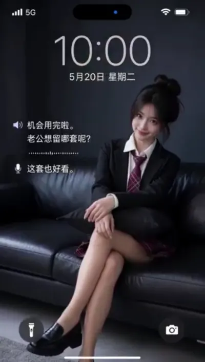 iPhone 18 女生互动视频